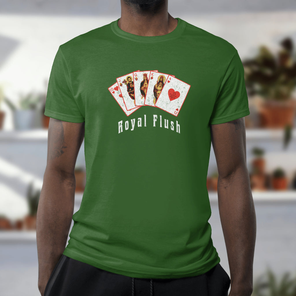 Royal Flush Cotton T-Shirt